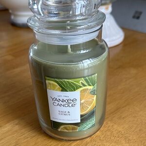 Yankee Candle Large Jar Candle Sage & Citrus 22oz New